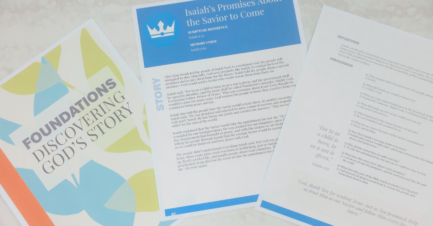 Foundations: Discovering God's Story